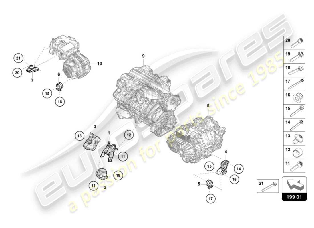 teilediagramm mit der teilenummer n91148901