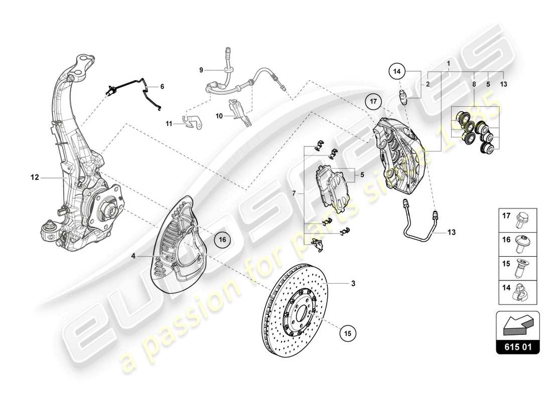 teilediagramm mit der teilenummer 4m0615105eq