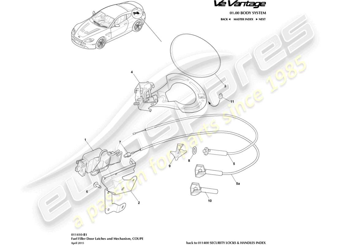 TEILEDIAGRAMME AUS DEM ASTON MARTIN V12 VANTAGE TEILEKATALOG ANZEIGEN ein teilediagramm aus dem teilekatalog aston martin v12 vantage