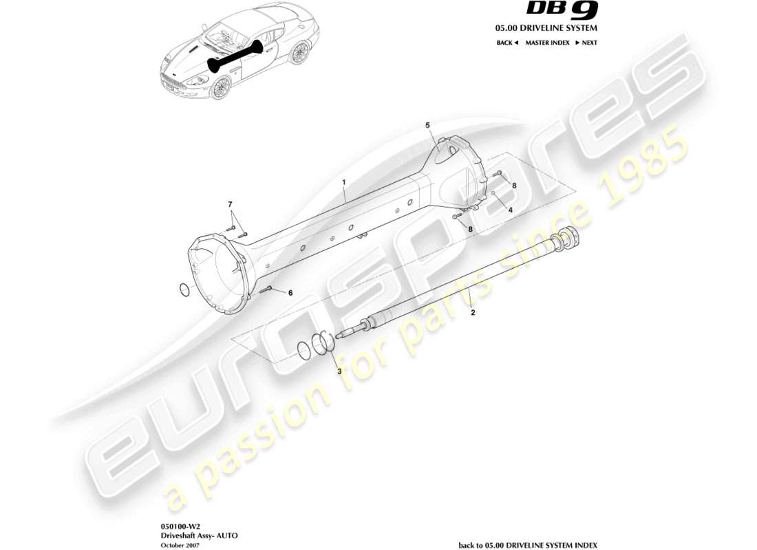 teilediagramm mit der teilenummer 8d33-4500-ba