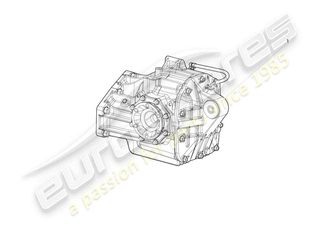 lamborghini reventon achsantrieb, komplett hinten teilediagramm