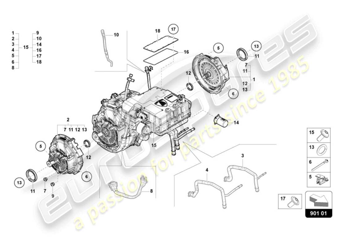 teilediagramm mit der teilenummer 0mq300041a