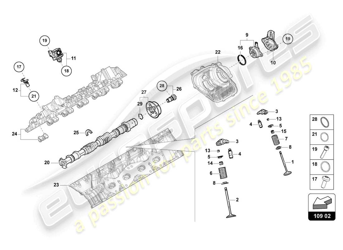 teilediagramm mit der teilenummer 0p2109003r