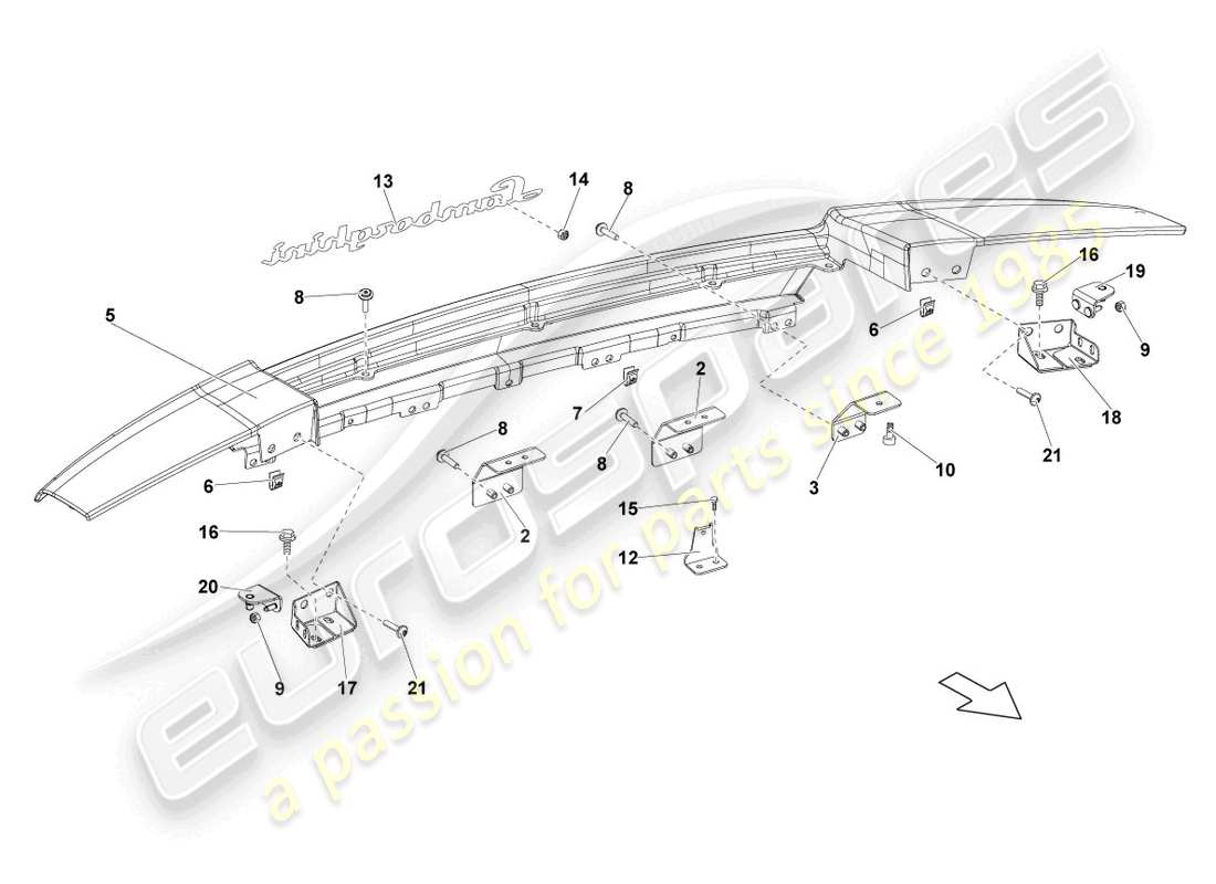 lamborghini lp570-4 spyder performante (2012) trim-teilediagramm