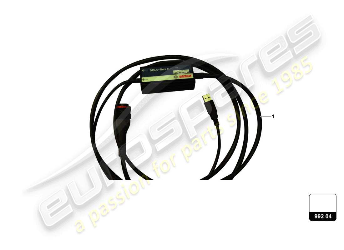 lamborghini super trofeo (2015) msa box kit ersatzteildiagramm