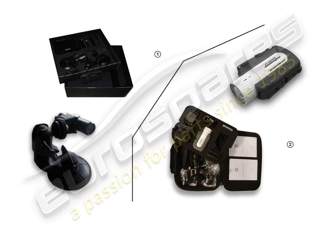eine teilezeichnung aus dem lamborghini lp560-4 spider (accessories) teilekatalog