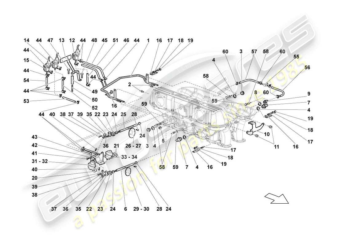 teilediagramm mit der teilenummer 07m907332