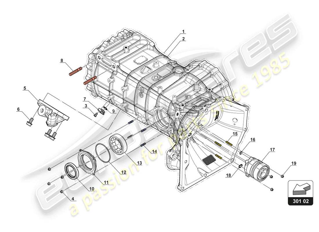 teilediagramm mit der teilenummer 4sa301453
