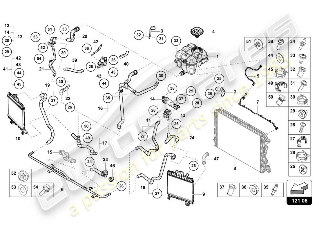 teilediagramm mit der teilenummer 4m0121079ae