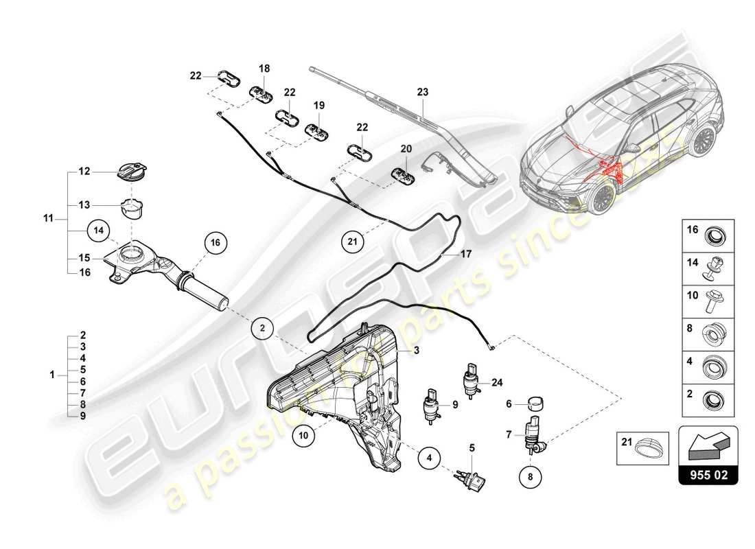 teilediagramm mit der teilenummer 7m0919382