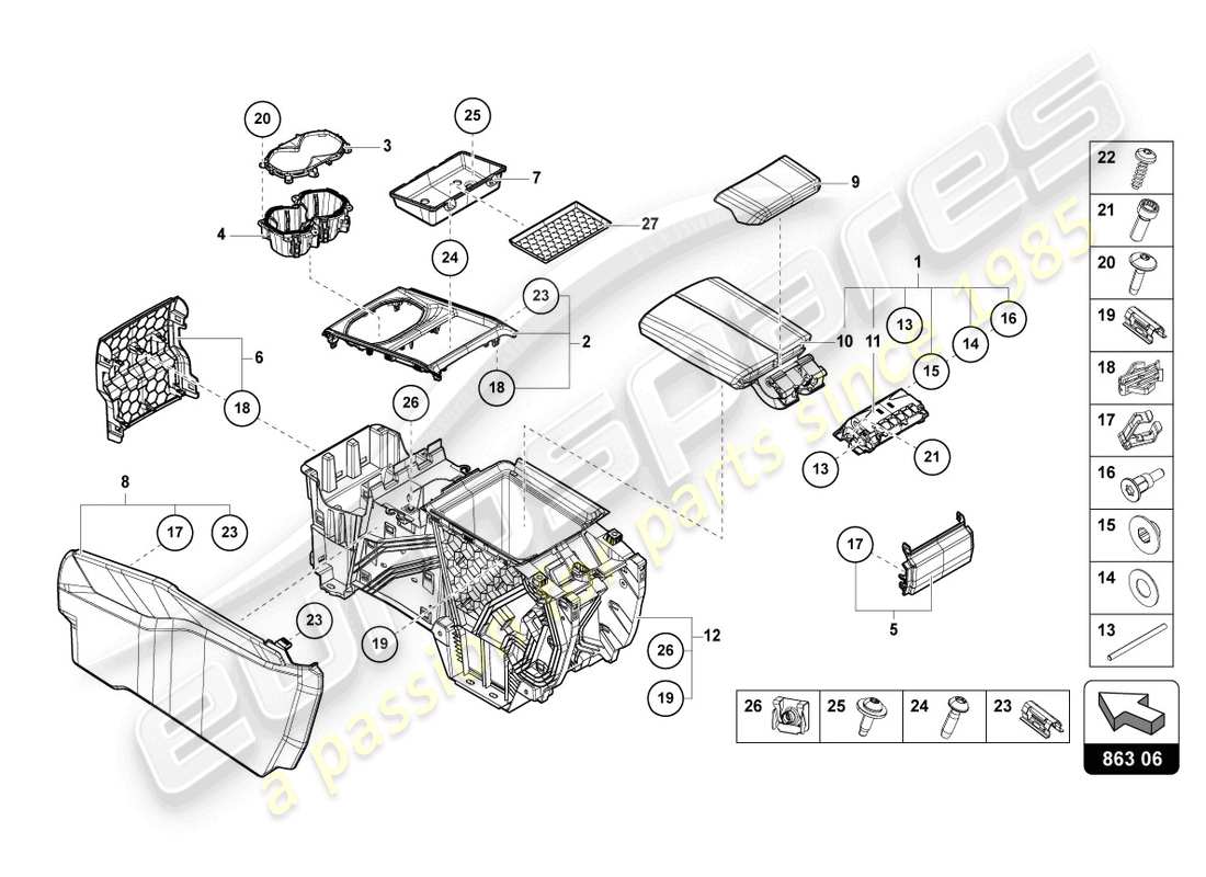 teilediagramm mit der teilenummer 4ml863337a6ps