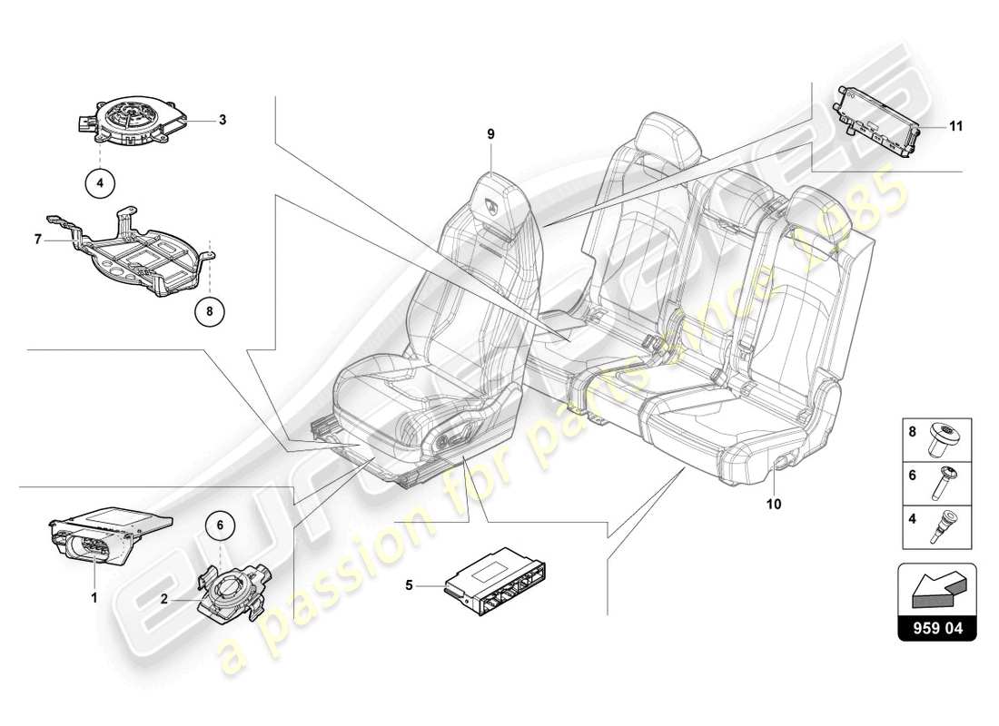 teilediagramm mit der teilenummer 8w0881367