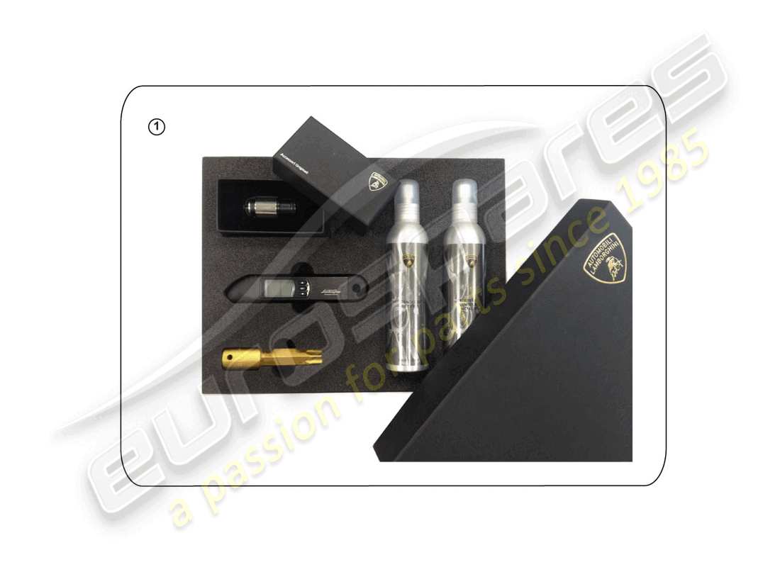 eine teilezeichnung aus dem lamborghini blancpain sts (accessories) teilekatalog