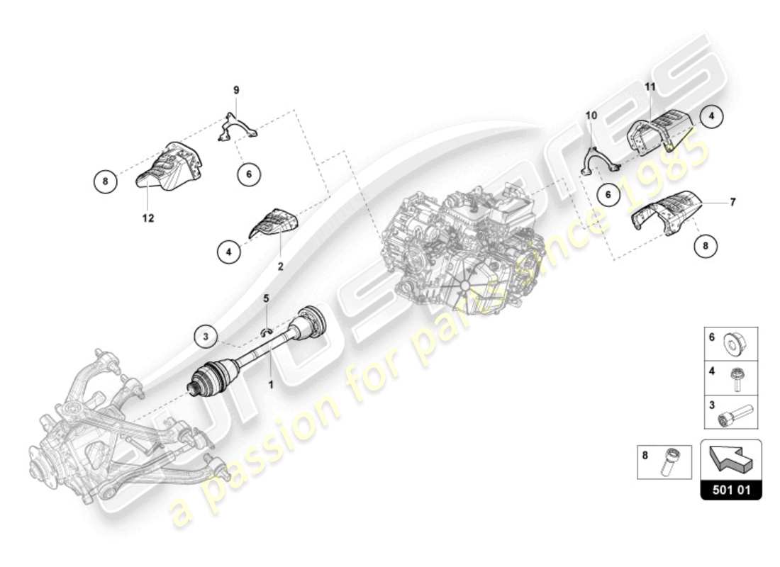 teilediagramm mit der teilenummer 4t3501203