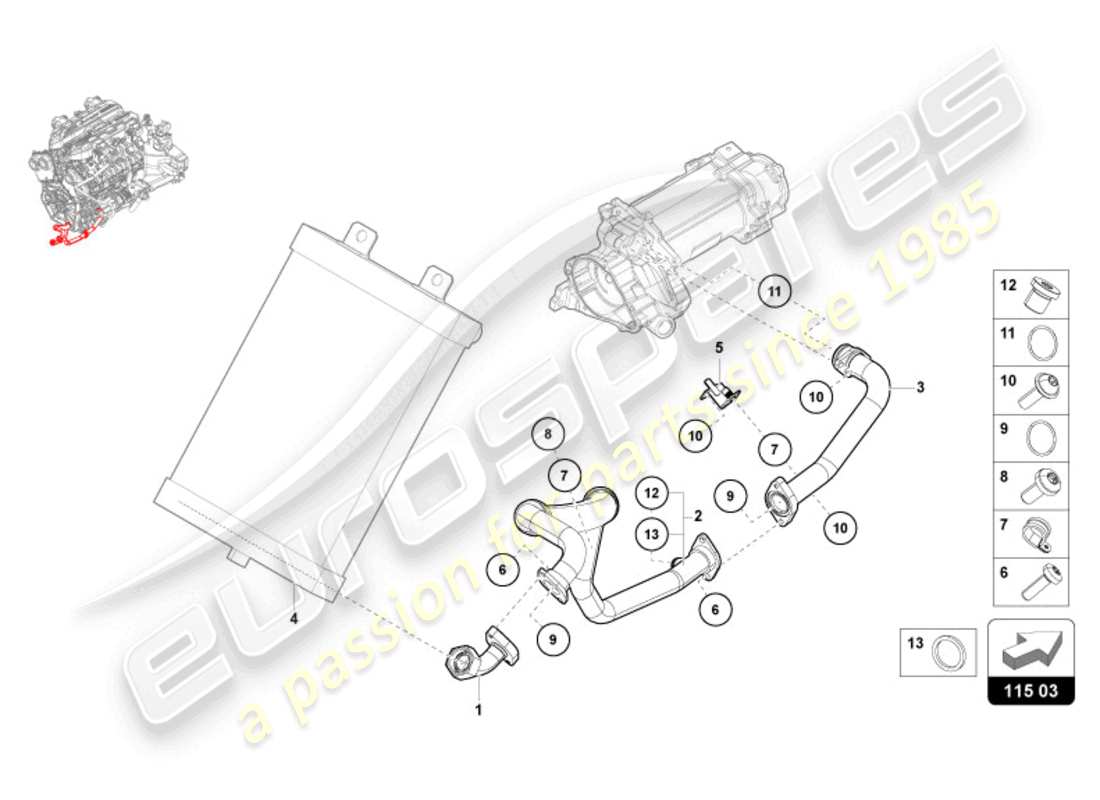 teilediagramm mit der teilenummer n0138122