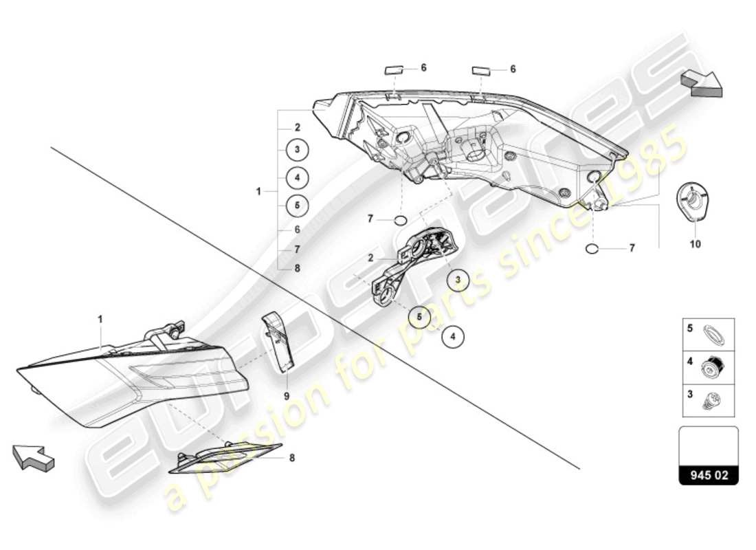 teilediagramm mit der teilenummer 4ml945067