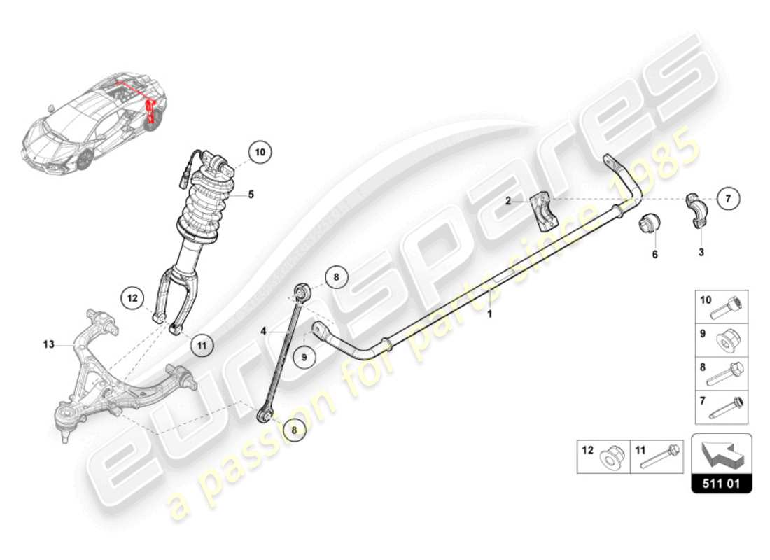 teilediagramm mit der teilenummer 47b511409b
