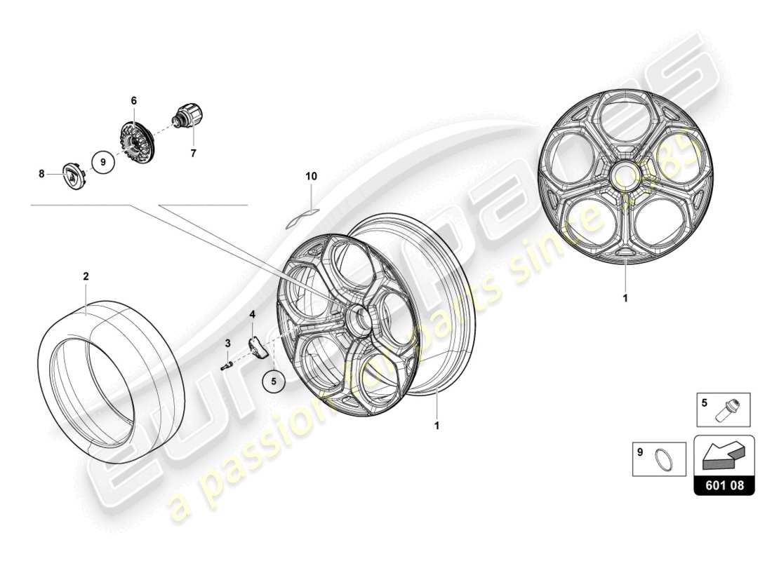 teilediagramm mit der teilenummer 9p1601361d