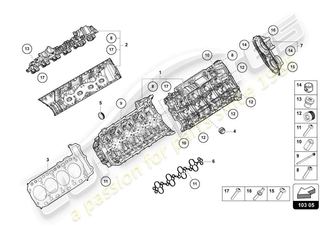 teilediagramm mit der teilenummer 0p2103383f