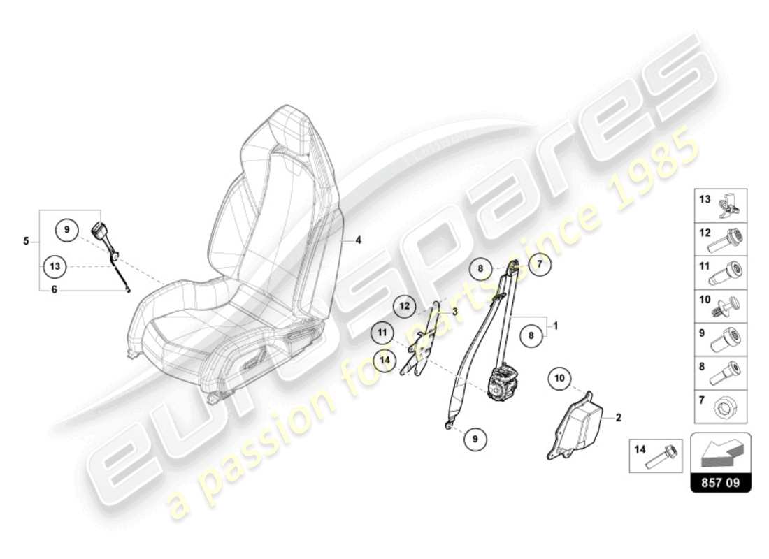 teilediagramm mit der teilenummer 47a857705bv04