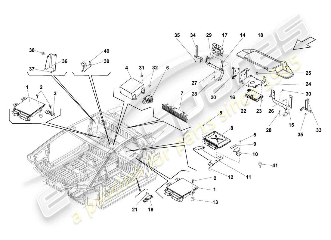 teilediagramm mit der teilenummer n90305304