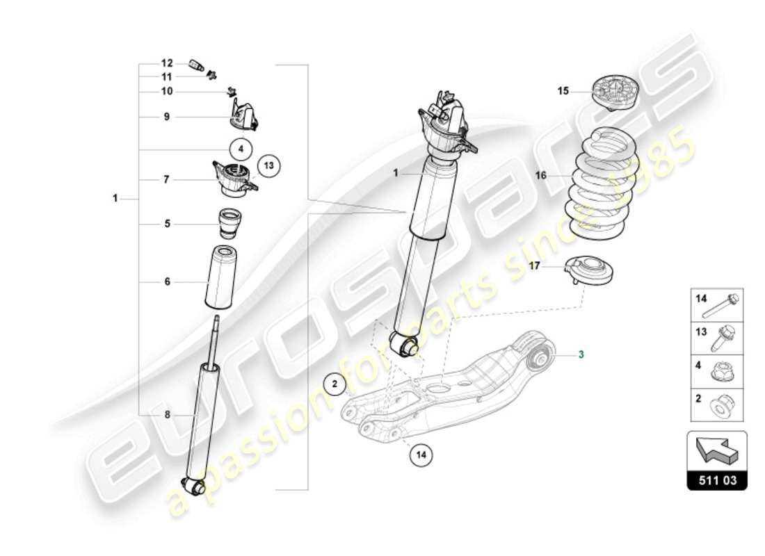 teilediagramm mit der teilenummer 4ml511115