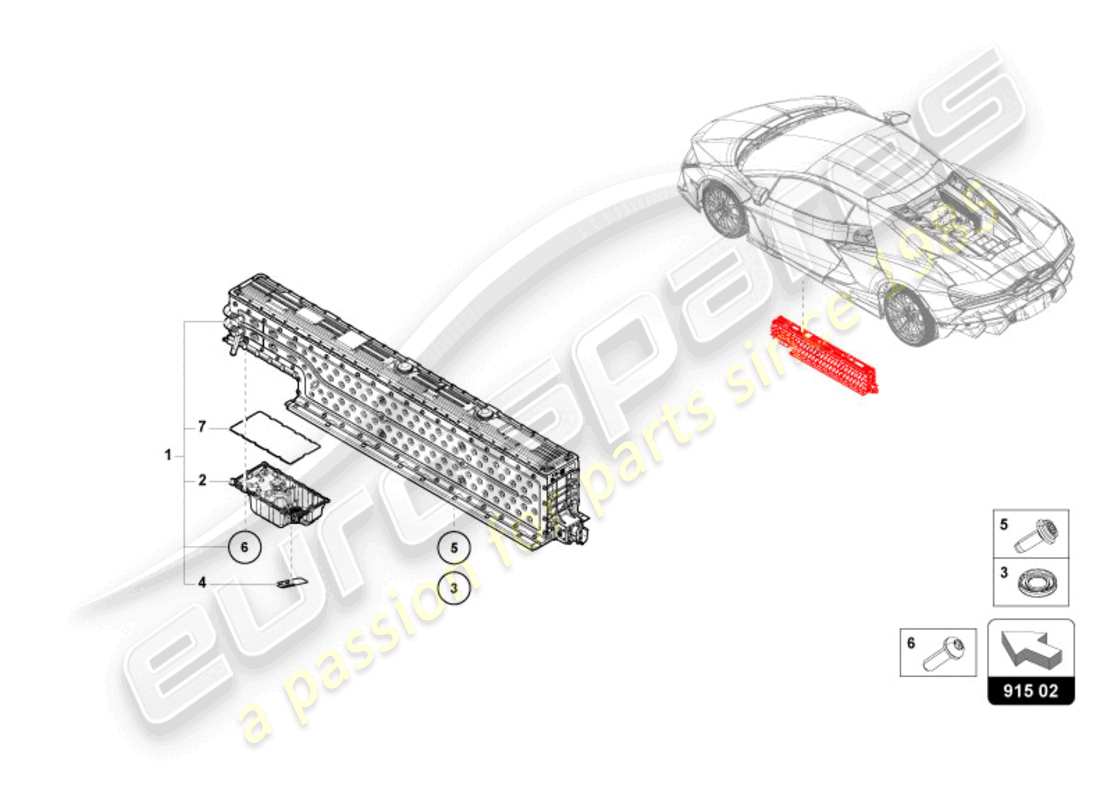 teilediagramm mit der teilenummer 47b915100a