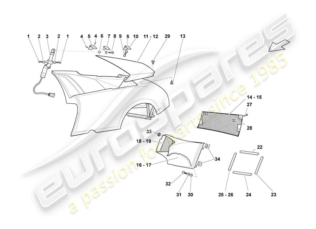 teilediagramm mit der teilenummer 429119361