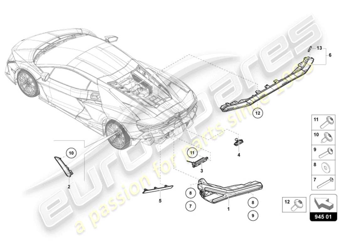 teilediagramm mit der teilenummer 47b943021