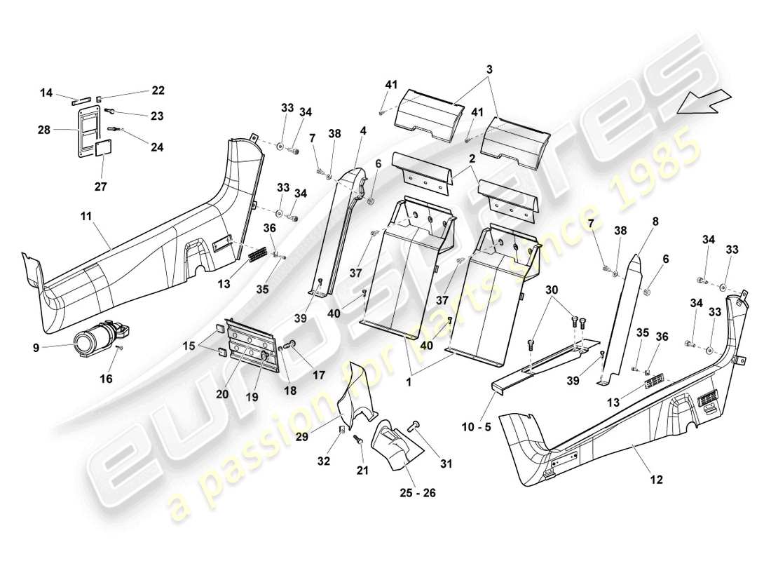 teilediagramm mit der teilenummer 429854888