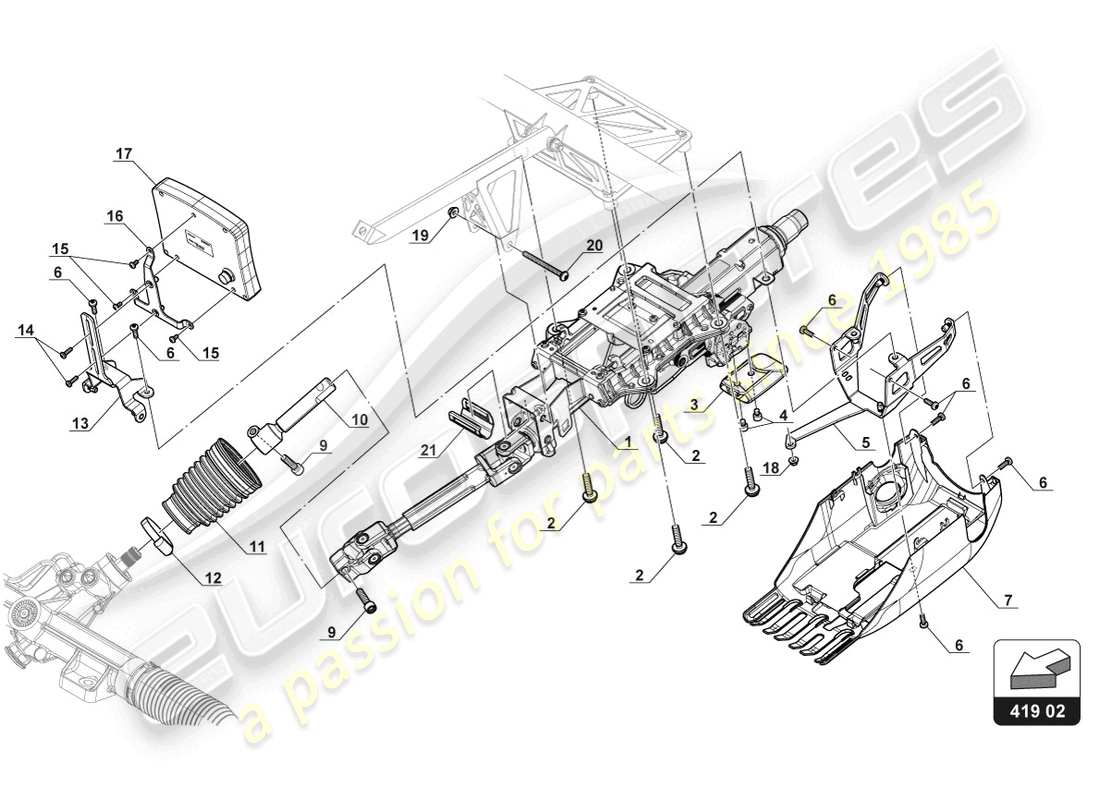 teilediagramm mit der teilenummer n10430104