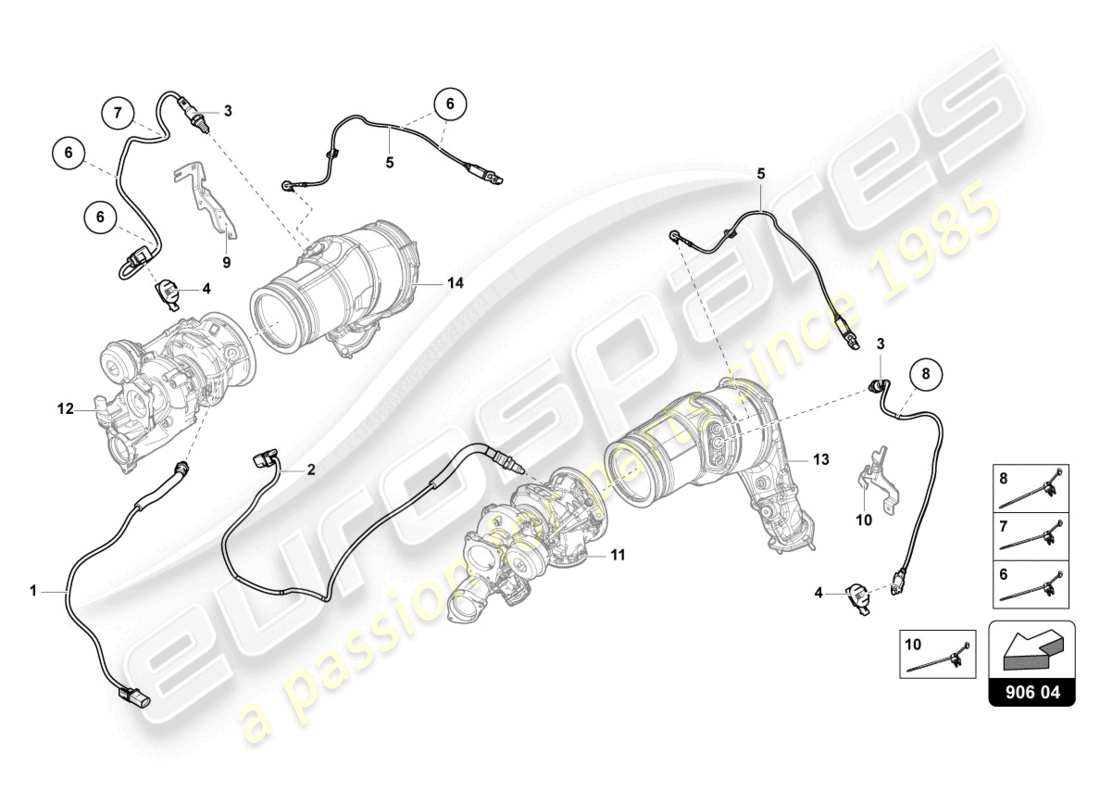teilediagramm mit der teilenummer 4m8906265e