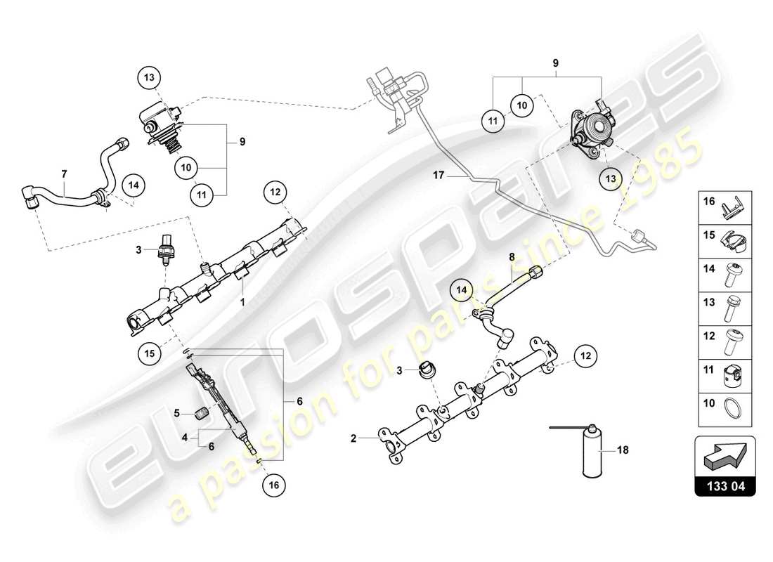 teilediagramm mit der teilenummer 0p2133875j