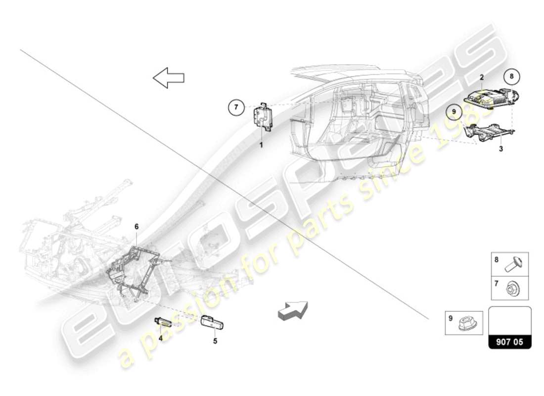 teilediagramm mit der teilenummer 47b907390