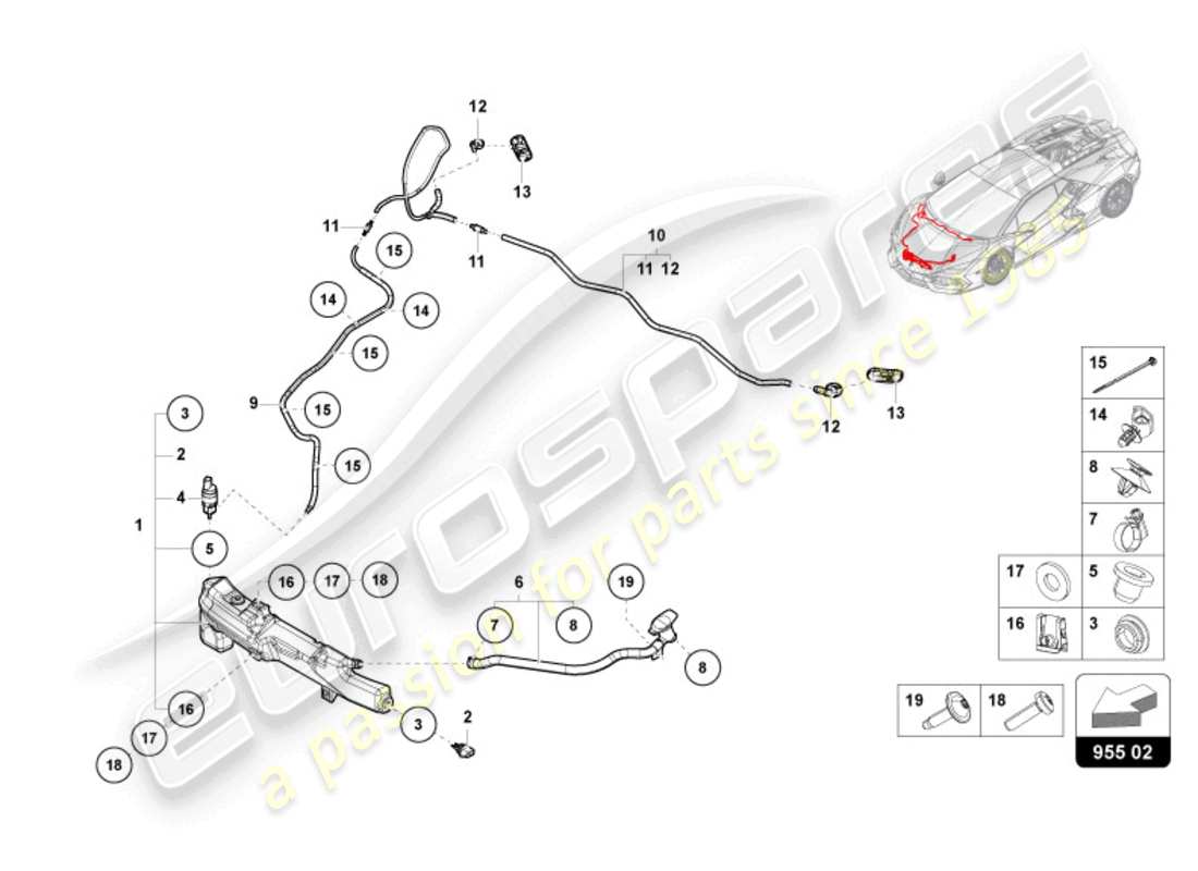 teilediagramm mit der teilenummer 9y0955985b