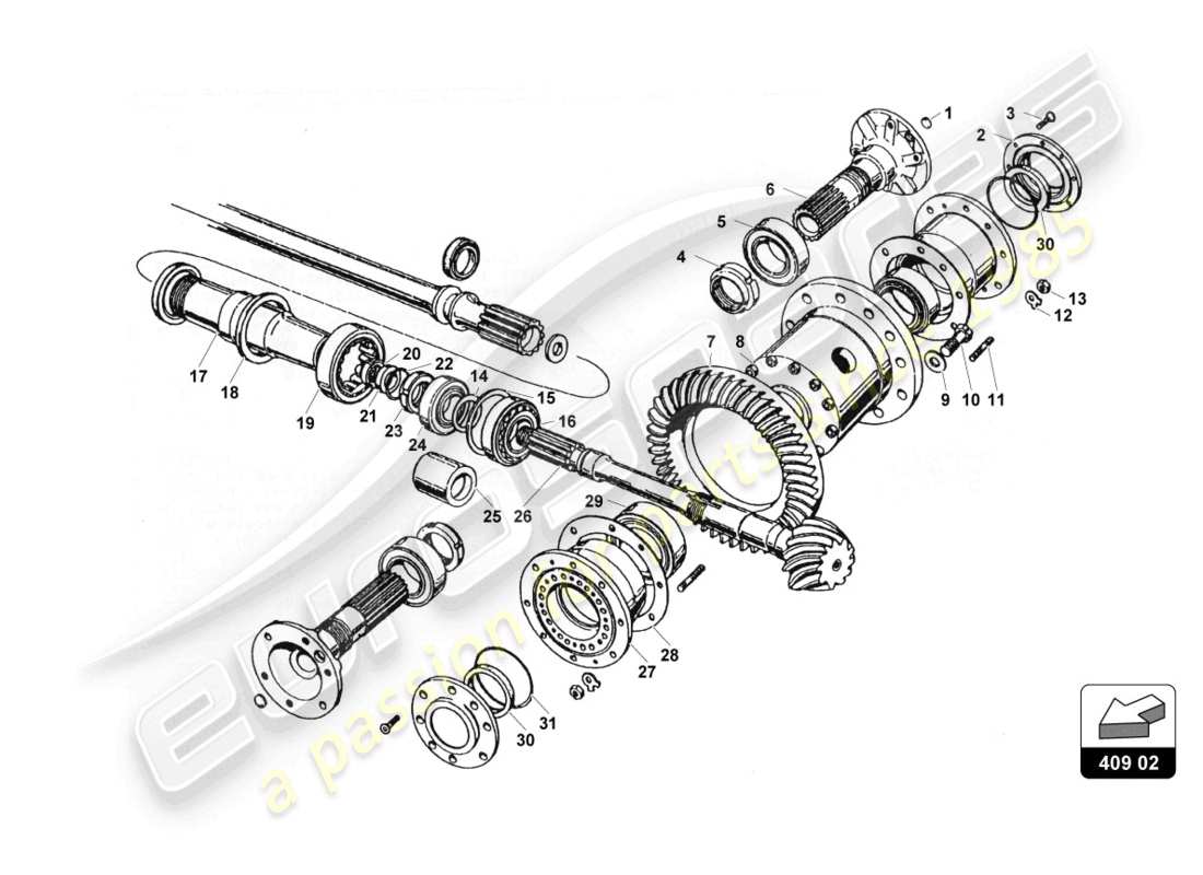 teilediagramm mit der teilenummer 002308010