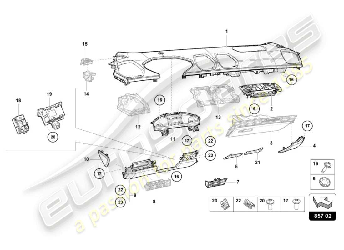 teilediagramm mit der teilenummer 4h0909131a