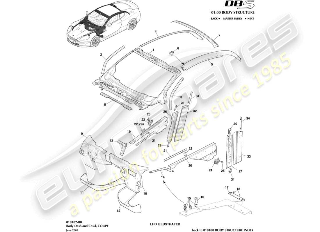 teilediagramm mit der teilenummer 9g33-f01761-ba