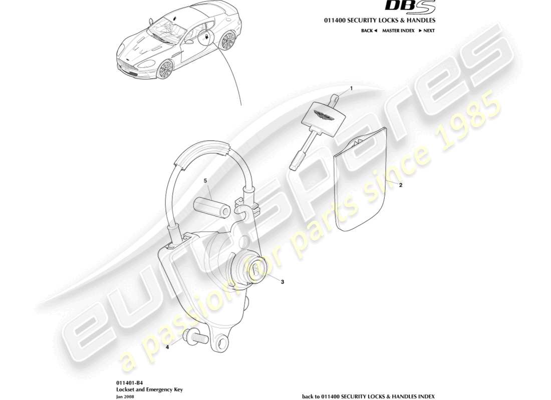 teilediagramm mit der teilenummer 8d33-19h419-ab