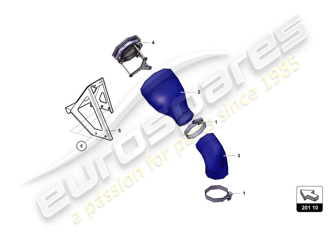 lamborghini super trofeo (2016) tanken - ersatzteildiagramm