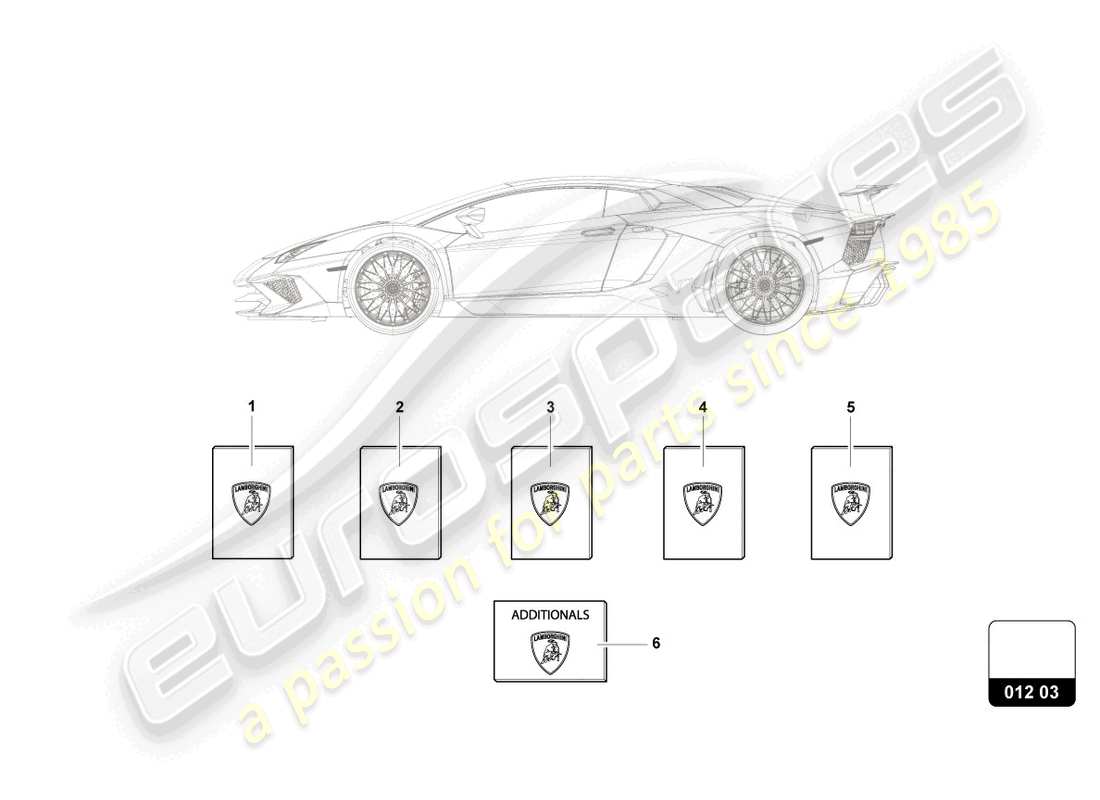 lamborghini 2022 (lp770-4 svj roadster) 1 fahrzeugliteratur einstellen teilediagramm