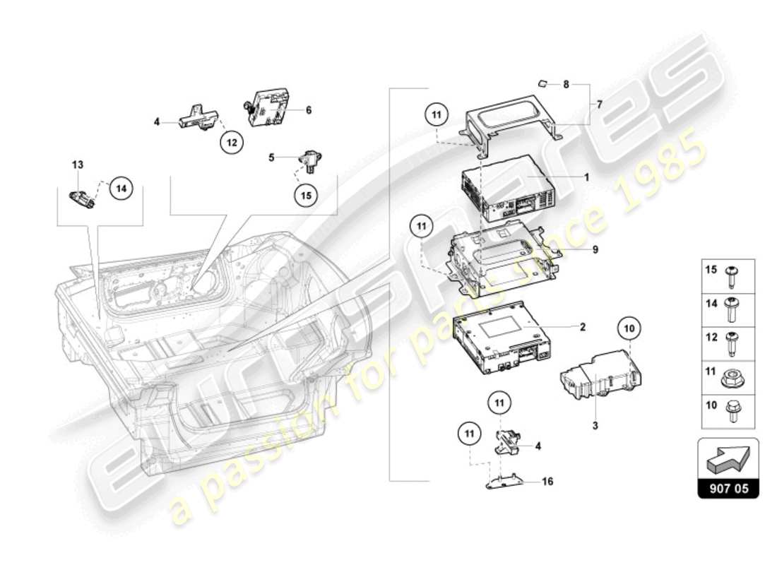 lamborghini 2022 (ultimae) elektrik teilediagramm