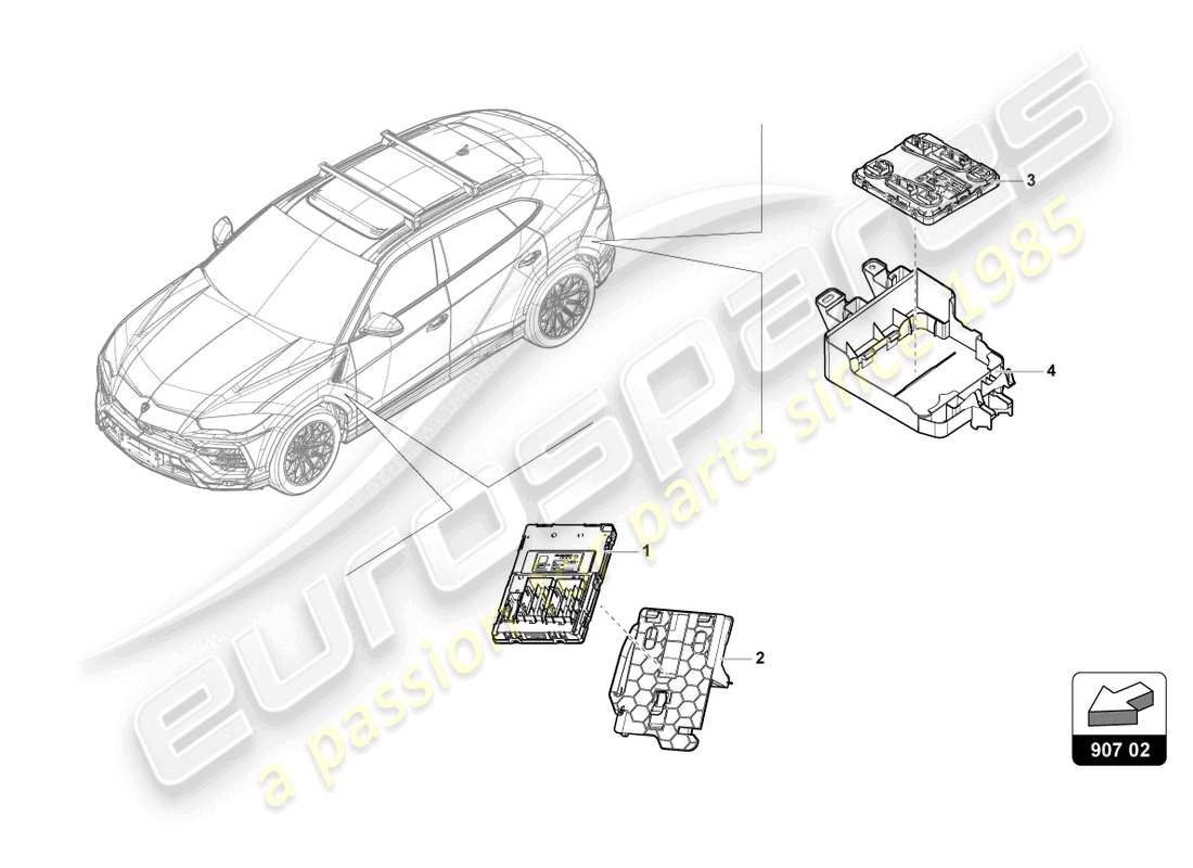 teilediagramm mit der teilenummer 8w0907064gh