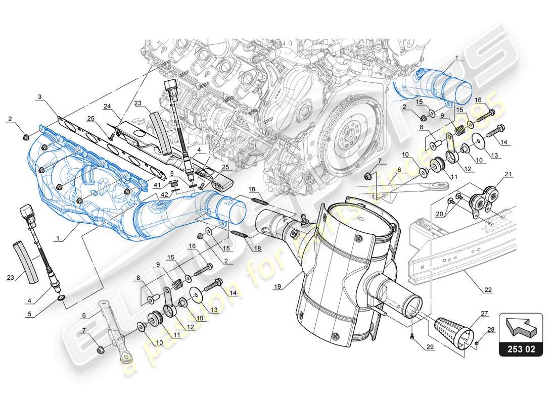 teilediagramm mit der teilenummer 4sa251212a