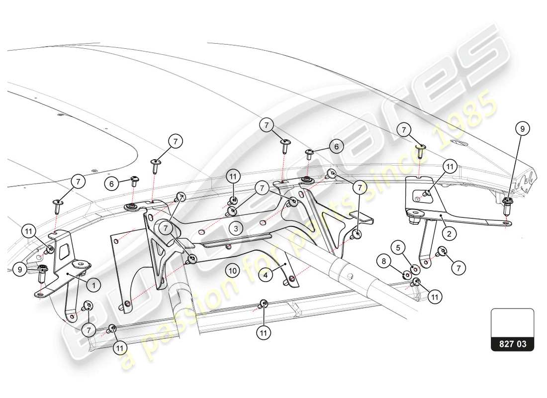 teilediagramm mit der teilenummer 4ta827045