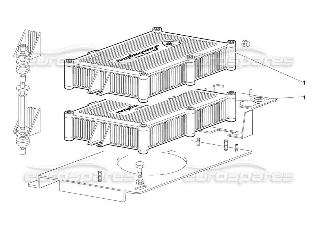 lamborghini diablo (1991) elektronische einspritzeinheiten (gültig für die schweiz-version - oktober 1991) teilediagramm