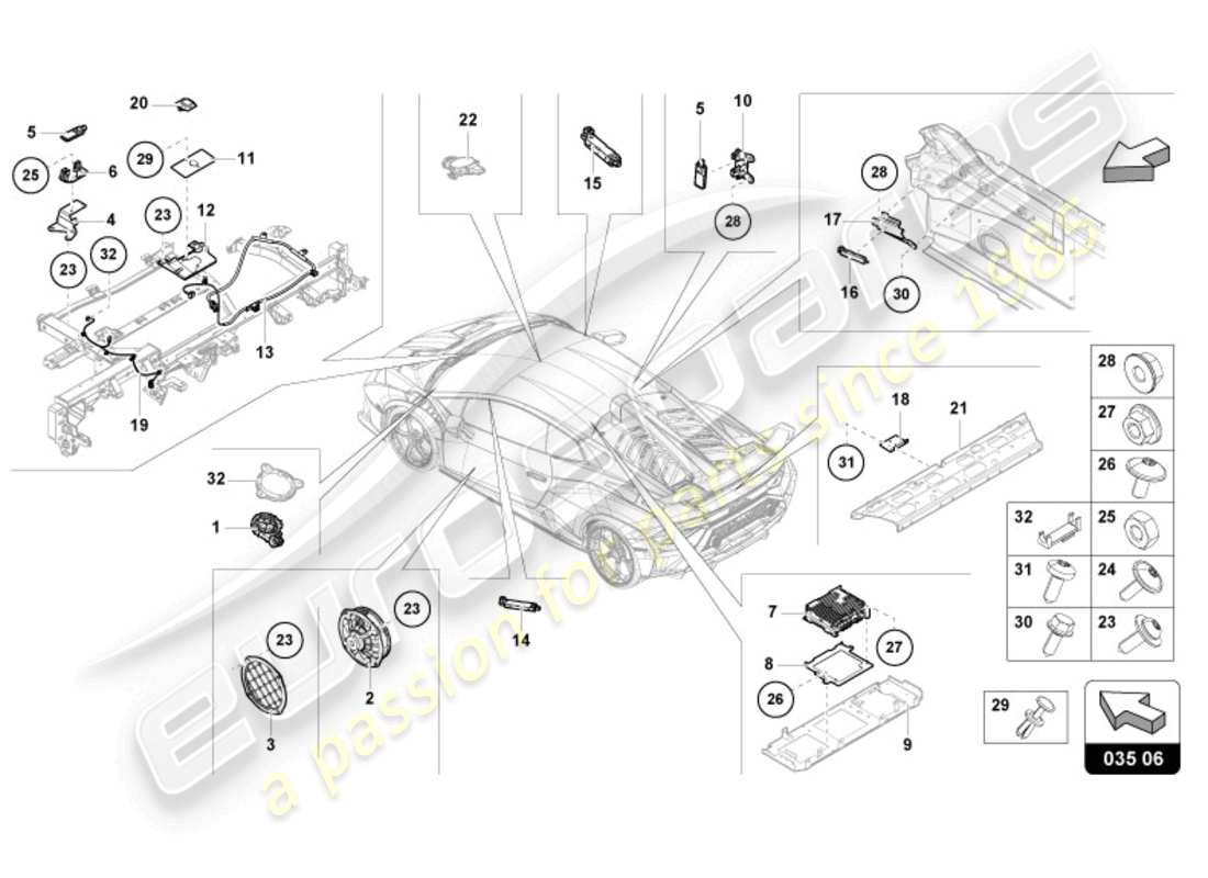 lamborghini sto (2024) aerial-teilediagramm
