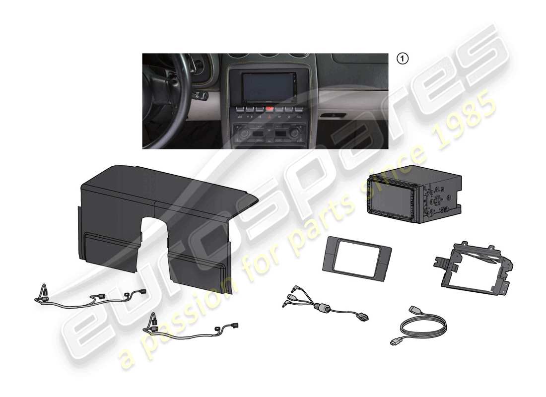 lamborghini lp560-2 coupe 50 (accessories) nachrüstsatz ersatzteildiagramm