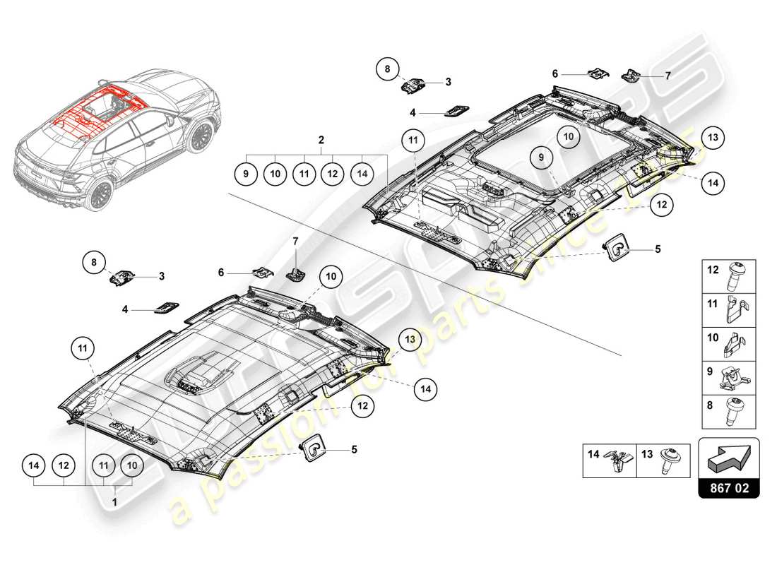 teilediagramm mit der teilenummer 4ml867505k