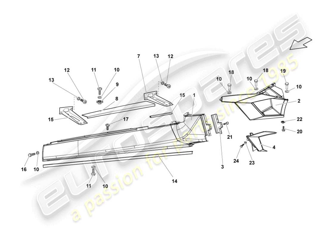 teilediagramm mit der teilenummer 410853491c
